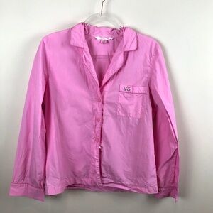 Victoria’s Secret Pink PJ Shirt Rhinestone VS S